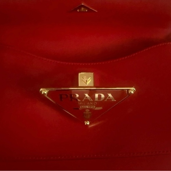 Prada Glossy Red Shoulder Bag - Picture 8 of 9